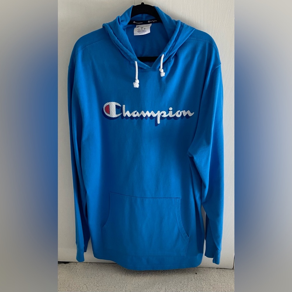 Champion AUTENTIC ATHLETICWEAR Pullover Hoodie 2XL Blue